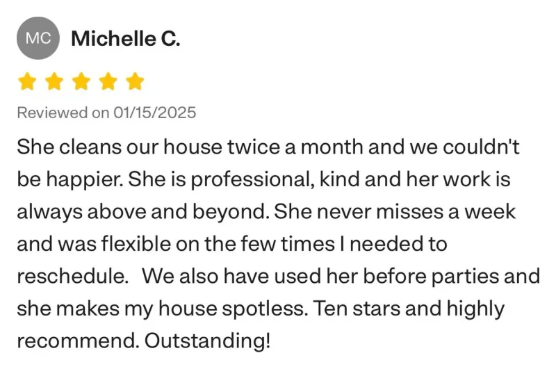 Customer review