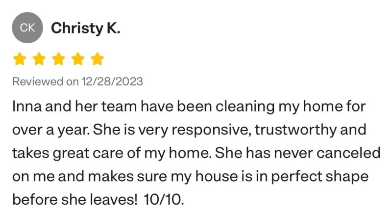 Customer review